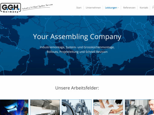 G.G.H. Projekte, Homepage